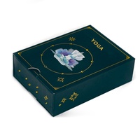 Impresión de Cartas de Tarot Personalizadas con Estampado Dorado en Relieve, Logotipo Personalizado en Plata Caliente, Impresión de Cartas de Oráculo para Caja