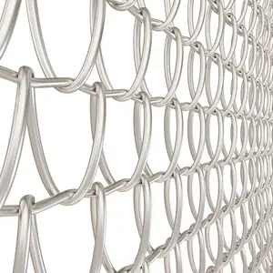 Stainless Steel Metal Mesh Architectural Decorative Fireproof And Durable Spiral Wire Mesh For Partition