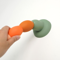 Fábrica al por mayor precio más barato suave enorme consolador punto G juguetes sexuales colorido gran Consolador realista para mujeres