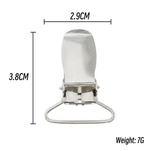 Clip <span class=keywords><strong>de</strong></span> cadena <span class=keywords><strong>de</strong></span> chupete <span class=keywords><strong>de</strong></span> bebé <span class=keywords><strong>de</strong></span> alta calidad <span class=keywords><strong>de</strong></span> 25MM Clips <span class=keywords><strong>de</strong></span> chupete <span class=keywords><strong>de</strong></span> cinta <span class=keywords><strong>de</strong></span> moda superior <span class=keywords><strong>de</strong></span> Metal - Product Image 5