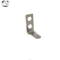 Terminal de connexion de connecteur de cosse de soudure, matériel de précision OEM à angle droit de 90 degrés en cuivre nickelé