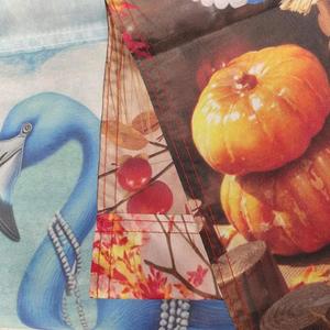 Drapeau 28x40 pouces double face en toile de jute durable, motif vitrail, pour décorations de jardin, ferme et fêtes de Thanksgiving - Product Image 4