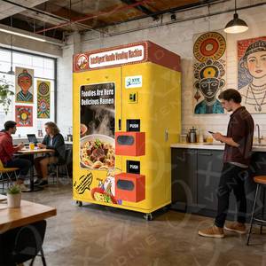 Máquina Expendedora de Comida Caliente Instantánea con Pantalla Táctil de 55 Pulgadas, Servicio 24 Horas, Agua Caliente, Ramen, SDK Basado en la Nube, XYZ - Product Image 2