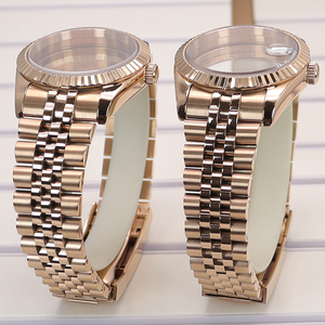 Bracelet de montre en acier inoxydable personnalisé pièces mécaniques modifiées de haute <span class=keywords><strong>précision</strong></span> insert de lunette cannelée pour mouvement <span class=keywords><strong>Seiko</strong></span> <span class=keywords><strong>NH35</strong></span> 8215 - Product Image 4