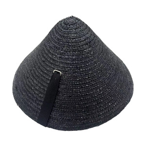 FOCUS Custom Straw Cap-Promotional Eco-Friendly Sun Protection Silk Screen Printed Foldable Flat Brim Buckle Closure Cap