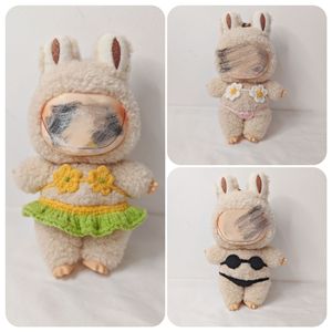 Vente flash : Vêtements de poupée de 17 cm, remplacement, tenues décoratives mignonnes faites à la main au <span class=keywords><strong>crochet</strong></span>, vente en gros, approvisionnement direct d'usine pour les jouets - Product Image 5