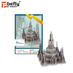 Eps Gebouw Model De Pagode Van De Tempel Van De Dageraad (Thailand) Custom 3d Puzzel - Product Image 2