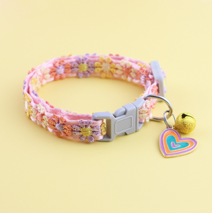 <span class=keywords><strong>Collar</strong></span> Premium para Mascotas con Encaje Colorido, Colgante de Flor y Campana, Ligero y Suave para Perros y Gatos - Product Image 6