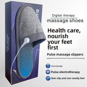 Venta directa de fábrica Zapatos de salud para hombres Zapatillas de fisioterapia digital Calefacción Electroterapia Masaje de pulso Masajeador de pies - Product Image 2