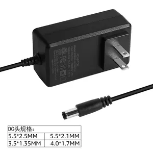 12.6V 1Amp EUA plug in Lithium bateria Adaptador Psu Adaptar Ac/dc Power Adapter 12V 1A para LED Strip Light
