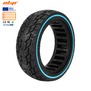 Pneu solide tout-terrain Ulip 8,5x2,5 avec cercle bleu pour trottinette électrique Dualtron Mini Speedway Leger Pro, pneu en caoutchouc alvéolé - Product Image 1