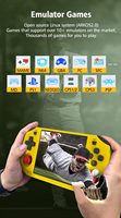 Consola de Juegos Portátil Qbuy Classic R42 Pro, Pantalla HD de 4.2'', Arkos2.0, Video, 3500mah, Sistema Linux