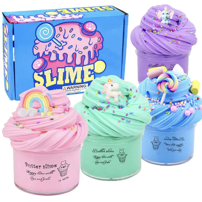 Grosir Kue Ulang Tahun Putty Terapi Beraroma Pastel Floam Cloud Slime Putty Diy Slime Kit Fluffy Floam Slime Toy