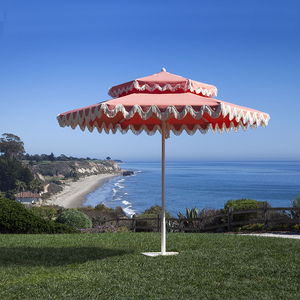 Design personnalisé rétro Jardin <span class=keywords><strong>pliable</strong></span> soleil <span class=keywords><strong>parasol</strong></span> de <span class=keywords><strong>plage</strong></span> extérieur double canopée piscine <span class=keywords><strong>parasol</strong></span> de jardin pour arrière-cour hôtel - Product Image 2