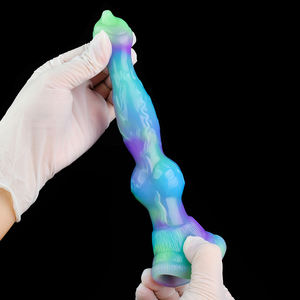 YOCY Butt Plugs Werewolf dildos Animal Dildo para principiantes Mujeres y hombres Gay Lesbian Alien Cock Manos libres <span class=keywords><strong>bestia</strong></span> consoladores gran nudo - Product Image 6