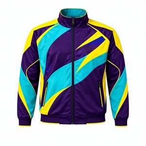 Conjunto Deportivo para Hombre con Capucha, Color Morado, Turquesa y Amarillo, Personalizable, Transpirable y Ecológico - Product Image 1
