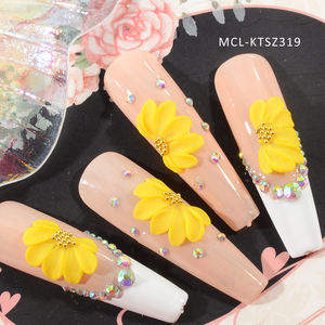 Dijes <span class=keywords><strong>de</strong></span> <span class=keywords><strong>uñas</strong></span> <span class=keywords><strong>de</strong></span> <span class=keywords><strong>girasol</strong></span> hechos a mano en 3D, diseños <span class=keywords><strong>de</strong></span> <span class=keywords><strong>uñas</strong></span> acrílicas <span class=keywords><strong>de</strong></span> alta calidad, exquisitas decoraciones <span class=keywords><strong>de</strong></span> <span class=keywords><strong>uñas</strong></span> para dama - Product Image 2