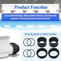 Kit d'Union Cellule-Sel 520595 Compatible avec les Générateurs de Chlore au Sel Pentair IntelliChlor IC15, IC20, IC40, IC60, IC80 et iChlor