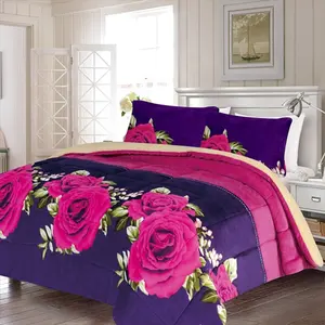 Высококачественный Свадебный комплект из 3 предметов из розового фланелевого шерпового полотна Borrego, Королевский размер, Комплект постельного белья, роскошный комплект