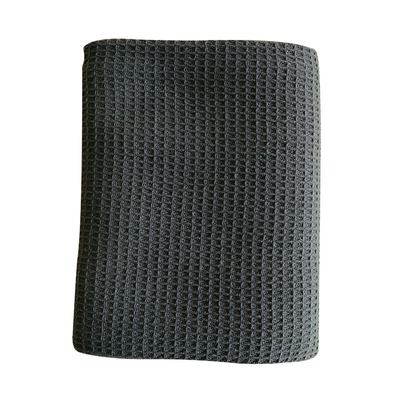 Waffle towels 100% cotton Online top selling 45cm*65cm plain fabric waffle tea towel cotton cleaning cloth
