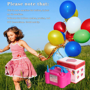 منفاخ بالونات كهربائي محمول 73005، مضخة نفخ البالونات لتزيين الحفلات وملحقات البالونات - Product Image 5