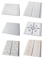 Panneaux muraux artistiques modernes en PVC UPVC pour le mur de plafond Installation facile imperméable Fonction insonorisée ignifuge pour moderne