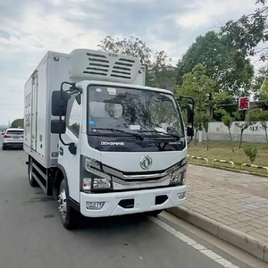 Dongfeng 4x2 5tons Small <b>Mini</b> <b>Freezer</b> Frozen Cold Room Van Cargo Refrigerated Truck for Sale - Product Image 1