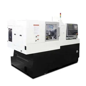Workshop Workers Skilled and Rigorous Testing of product quality Swiss cnc lathe SM385