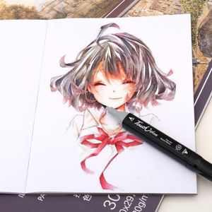 A5/B5/<b>A4</b>/A3 Sketch Book Stationery Notepad for Painting Drawing <b>Diary</b> Journal Creative Notebook Gift Marker Pen Special Paper - Product Image 4