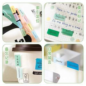 Bloc de Notas Adhesivo con Etiquetas de Colores Perlados, Índice para Mascotas, Mensajes Diarios, Función de Clasificación, Esencial - Product Image 5