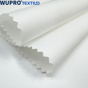 [WUPRO 텍스타일]T400 160gsm 세로 스트라이프 화이트 직조 프린트 원단 100% 폴리에스터 원단 (승화전사 인쇄용) - Product Image 4