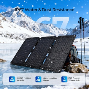 Panel Solar Monocristalino Plegable de Alta Eficiencia (22.4%) Alecter, 30W, Certificado TUV, Negro, Portátil, 32 Celdas, APH-FB82 - Product Image 4