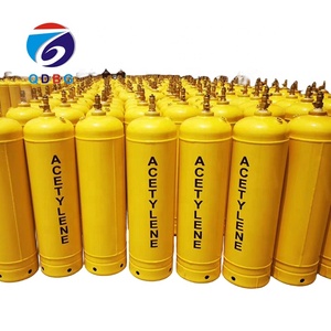 Cilindro de Gas <span class=keywords><strong>Acetileno</strong></span> Disuelto de Acero de 12L, C2H2, Botella de Gas <span class=keywords><strong>para</strong></span> Soldadura y Corte - Product Image 3