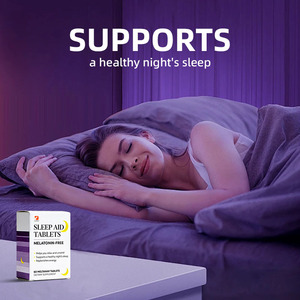 Fabrieksgemaakte slaapmiddelen, ontspannende tabletten ter ondersteuning van de slaapkwaliteit, herstelt energie, nachtelijk slaapsupplement - Product Image 4