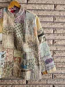 Modern Style Women's Winter Type Indian Hand Block Black Printed Vest Jacket Quilted Sleeveless Coat, Gift For Her - Product Image 6