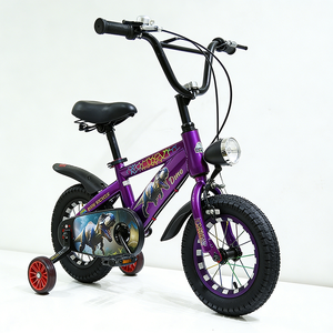 Bicicletta Monovelocità Nera con Pneumatici, Telaio in Acciaio Resistente, Stile Mountain Bike Urbana per Bambini da 2 a 5 Anni - Vendita all'Ingrosso Diretta dalla Fabbrica - Product Image 3