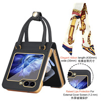 Pour Samsung Z Flip 6 étui de téléphone portable Portable tout compris support Anti-chute housse de protection pour Samsung Z Flip 5 4 3