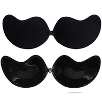 Soutien-gorge adhésif invisible sans armatures en silicone monobloc, effet push-up, accessoires de lingerie, soutien-gorge collant sans bretelles