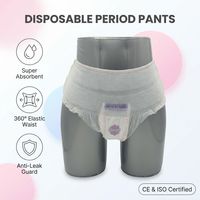 Culottes menstruelles jetables à haute absorption pour adolescentes et femmes, ultra fines, respirantes, pour usage nocturne, serviettes hygiéniques