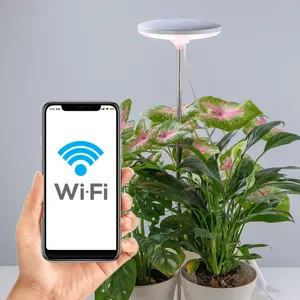 インテリジェントWIFI制御LED傘植物成長ライトハイパワーLEDスマートガーデン成長システムハーブガーデンキット屋内