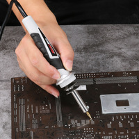 Kit de Pyrogravure Électrique 30W à Température Réglable pour Bois, Fer à Souder, Outil de Gravure DIY pour Artisanat