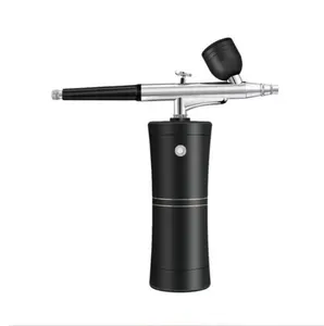 Tragbares kabelloses Airbrush-Kit Mini-Airbrush-Maschine mit Luftkompressor für Augenbrauen-Tattoos tragbare Luft-Sprühpistole