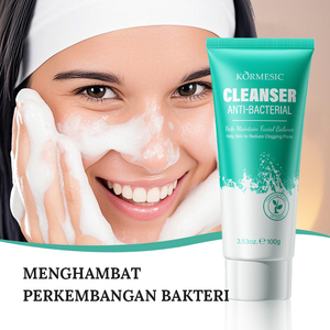 Bpom Approved for KORMESIC 100g Moisturizing Pore Cleaner Face Wash Turmeric Herbal Organic Acne Reduce <b>Antibacterial</b> Facial - Product Image 5