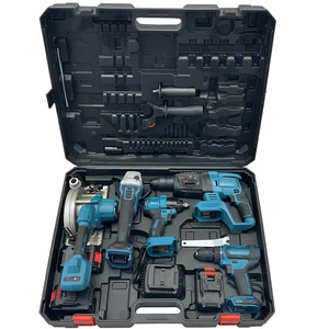 Grenzüberschreitendes 5-teiliges Elektrowerkzeug-<span class=keywords><strong>Set</strong></span>: Schraubendreher, Bohrhammer, Winkelschleifer, Elektroschrauber, Lithium-Batterie, Industriequalität - Product Image 4