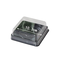 Boîte à pain avec couvercle en plastique PET de qualité alimentaire, transparente, rectangulaire, vente en gros, pas cher, impression de logo personnalisable