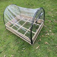 XWP025 grand lit de jardin extérieur avec revêtement en PVC sol de jardinière de légumes en bois de sapin pour la plantation de Pot de fleur de pépinière à la maison