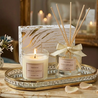 Kerzen duft Schilf Diffusor Geschenkset Schilf Diffusor Kerze Geschenkset Luxus Kerze und Diffusor Geschenkset