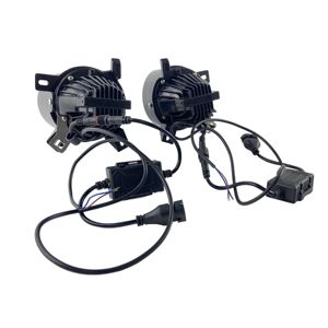 Projecteur de voiture 50 W 3 pouces avec lentille laser Bi-<span class=keywords><strong>LED</strong></span>, <span class=keywords><strong>ampoule</strong></span> antibrouillard, lampe de conduite tricolore pour <span class=keywords><strong>Audi</strong></span> A1 - Product Image 2