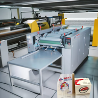 Imprimante flexographique semi-automatique DS-850 4 couleurs avec structure de superposition prête à l'emploi pour sacs en plastique et pièces non-tissées – Nouvelle machine d'impression par pièces