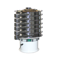 Tamis vibrant rotatif automatique pour la transformation alimentaire, haute capacité de tamisage et de calibrage avec moteur en acier inoxydable, appareil conforme ASTM